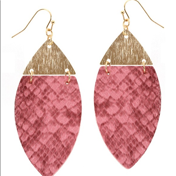 Tell Your Tale Jewelry - Snake skin textured earrings Tell Your Tale Jewelry - Snake skin textured earrings